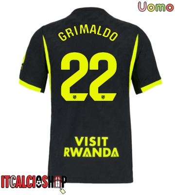 Atletico Madrid Alejandro Grimaldo #22 Seconda Maglia 2026-27 Manica Corta
